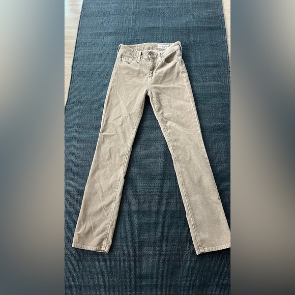 AG mari high rise straight in tan corduroy, size 24 - Picture 1 of 4
